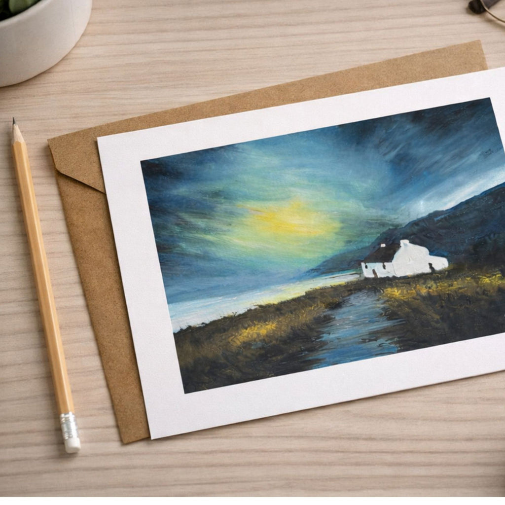 The Wee White Hoose A5 Print