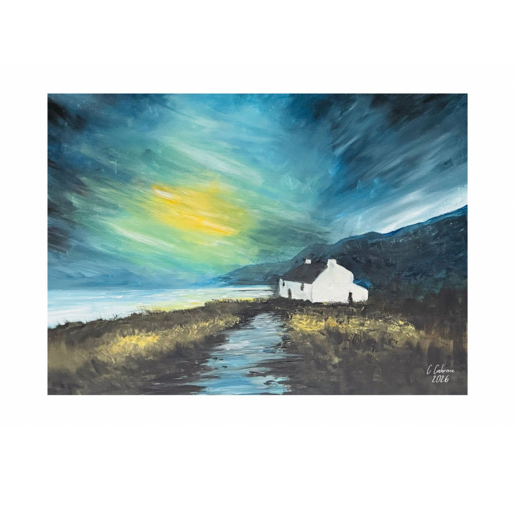The Wee White Hoose A5 Print