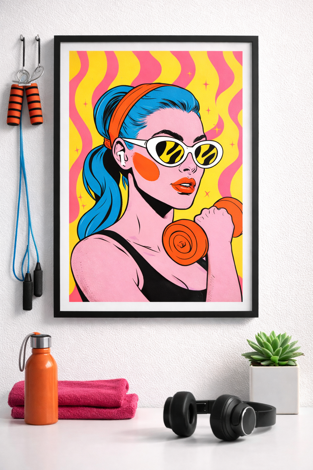 HYROX QUEEN Art Print
