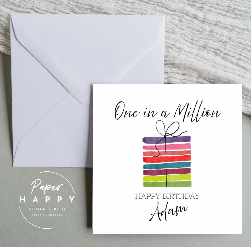 Personalised Birthday Card