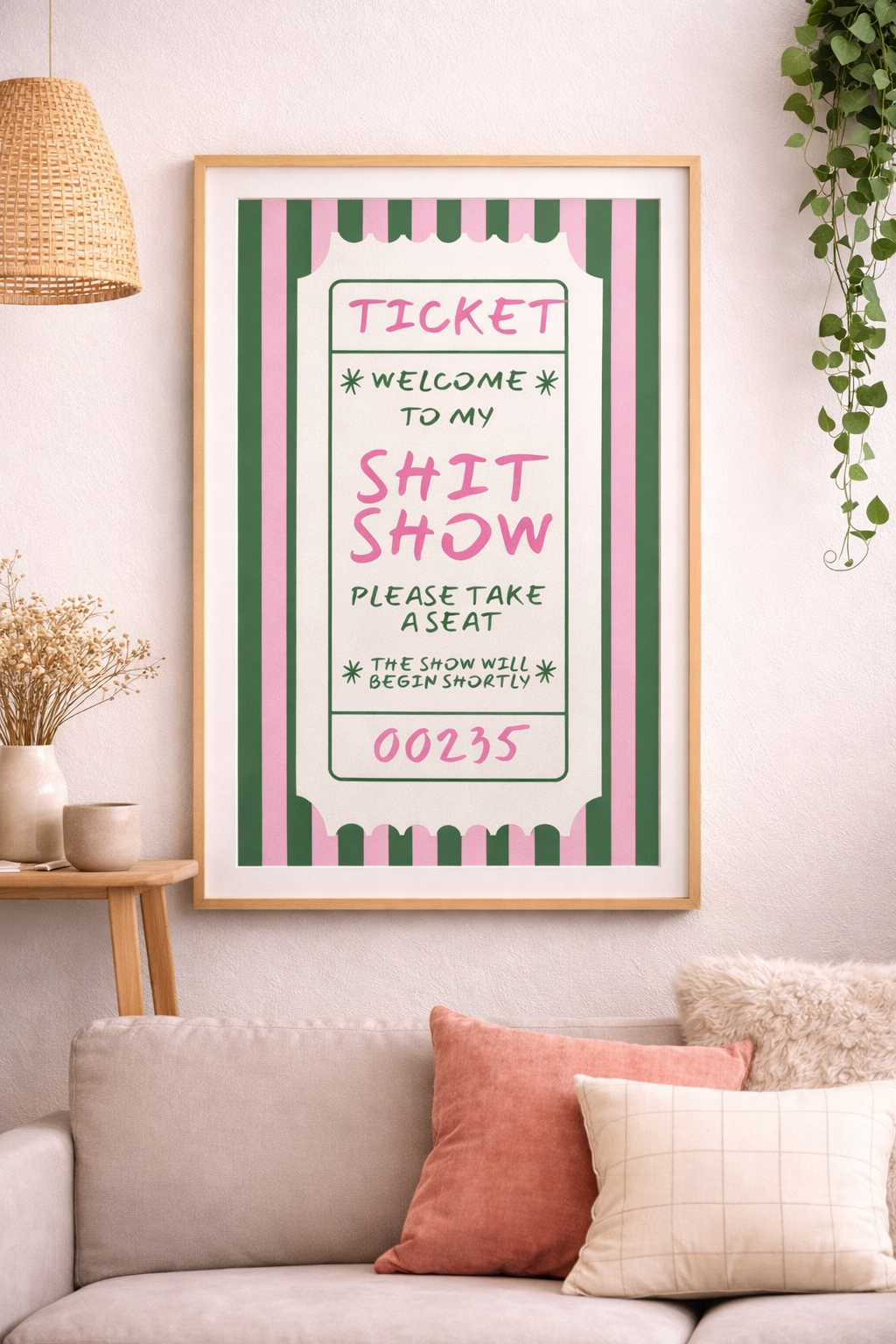 Welcome to My Shit Show Art Print