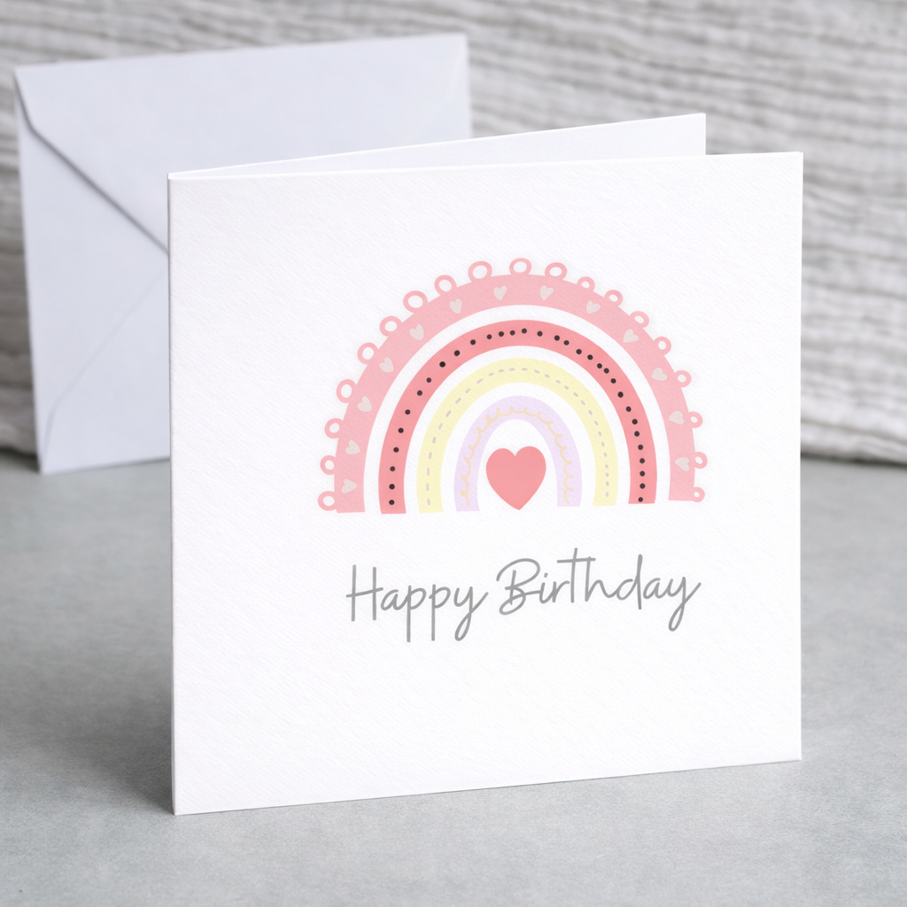 Rainbow Birthday Card