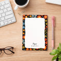 A6 Floral Note Pad, To Do List