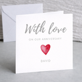 Personalised Anniversary Card