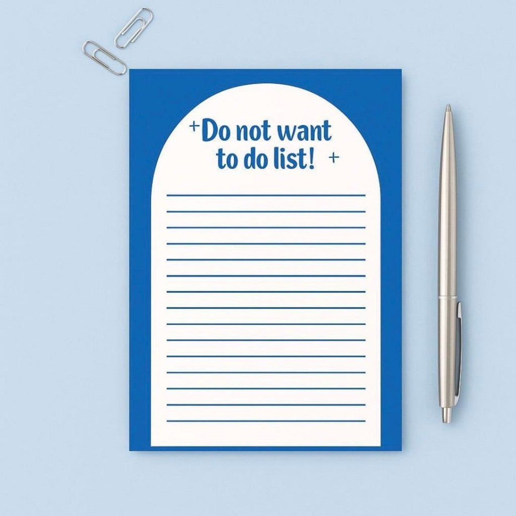 A6 Note Pad, To Do List