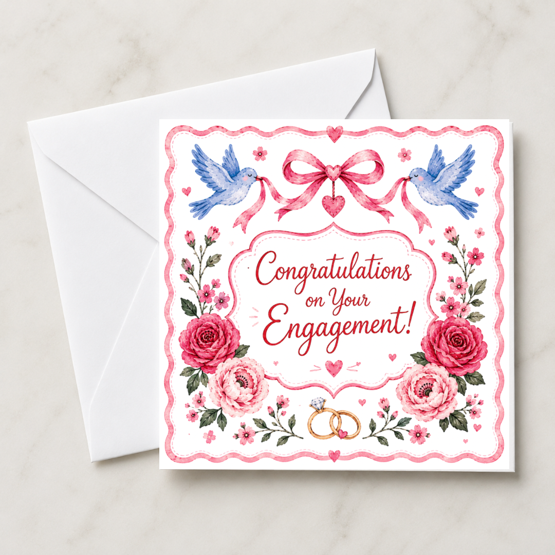 Sweet Sentiments Engagement Card
