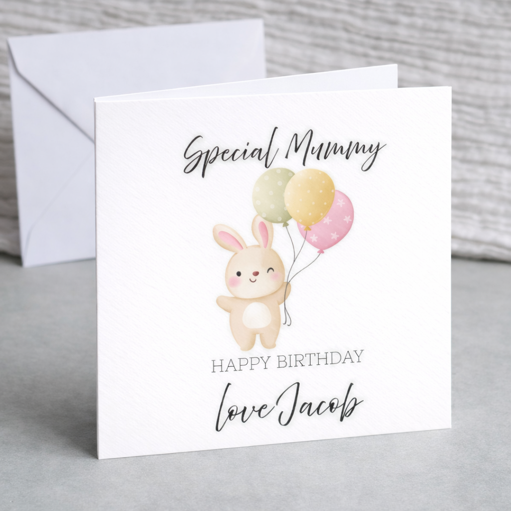 Personalised Mum/Mummy Birthday Card