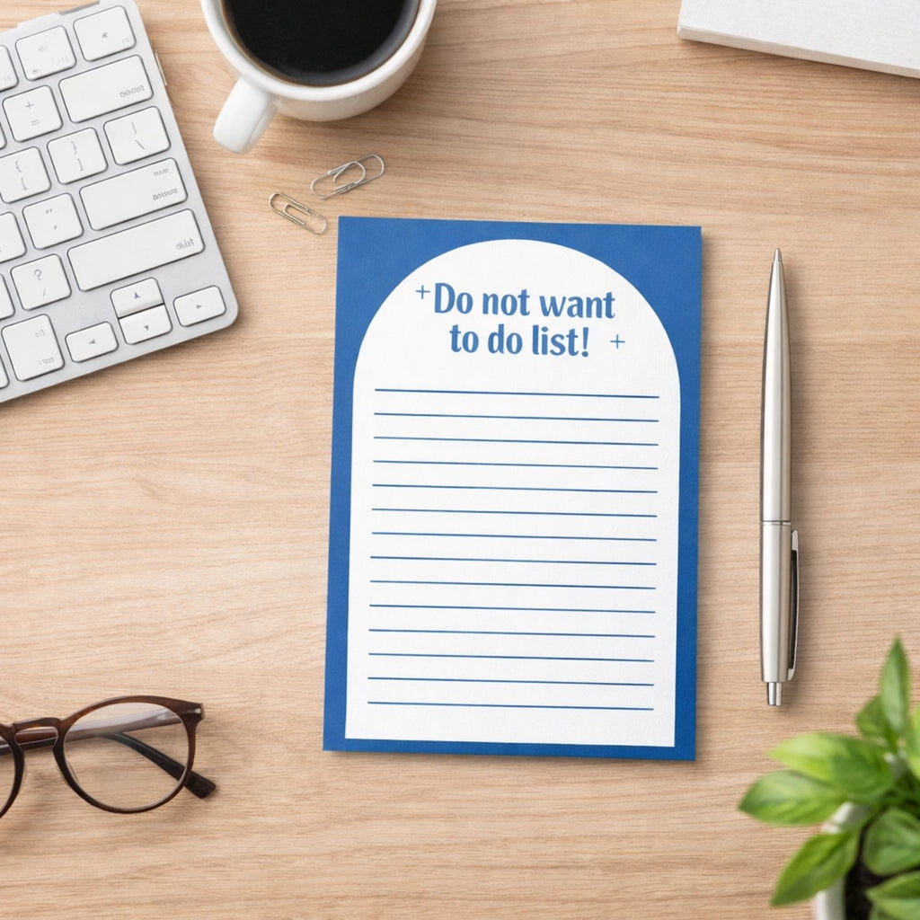 A6 Note Pad, To Do List
