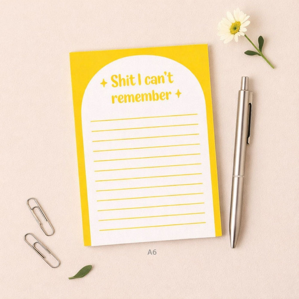 A6 Note Pad, To Do List