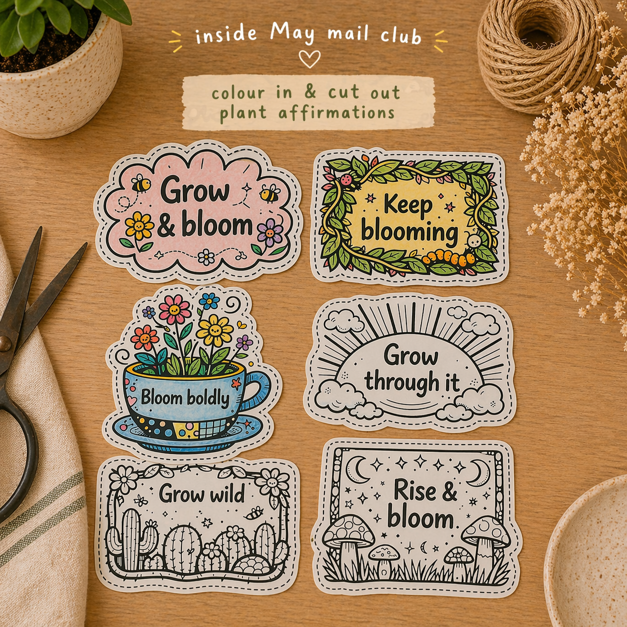 Paper Happy Monthly Mail Club Subscription