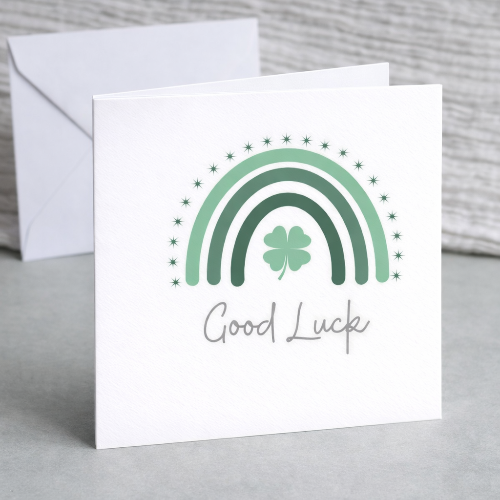 Rainbow Good Luck Card