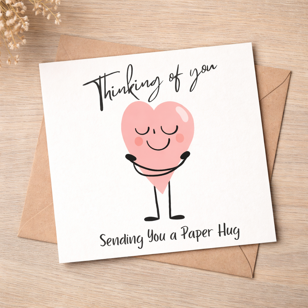 Thinking of You – Paper Hug Card