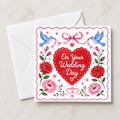 Sweet Sentiments On Your Wedding Day Card