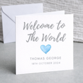 Welcome Baby Boy Card