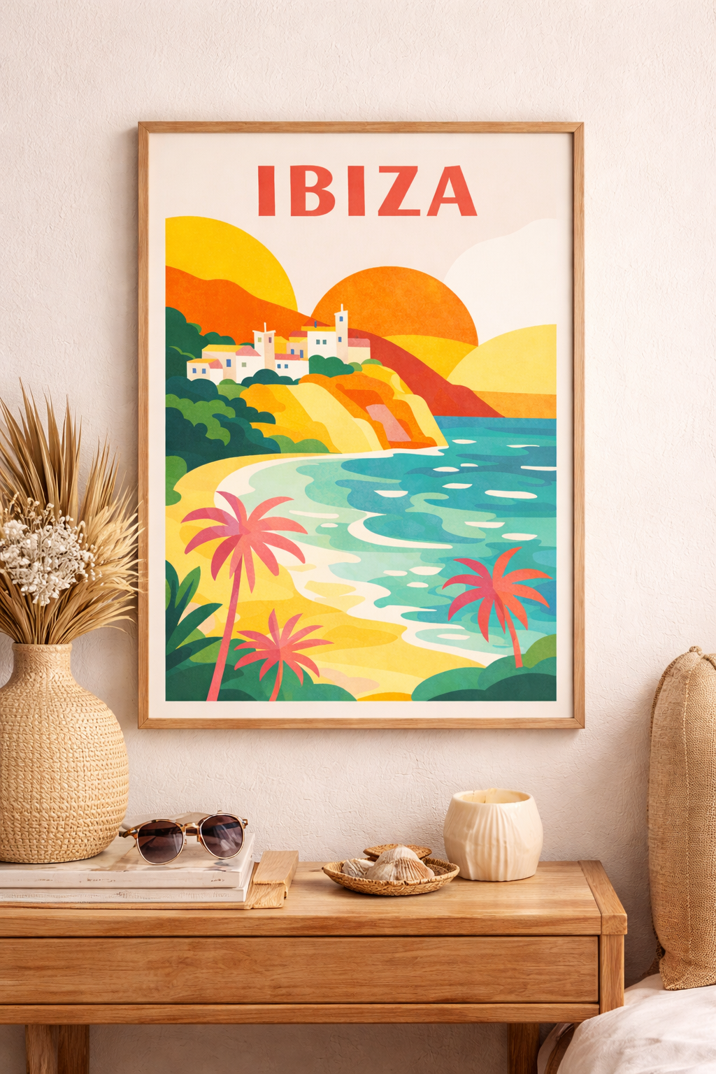 Ibiza Travel Art Print