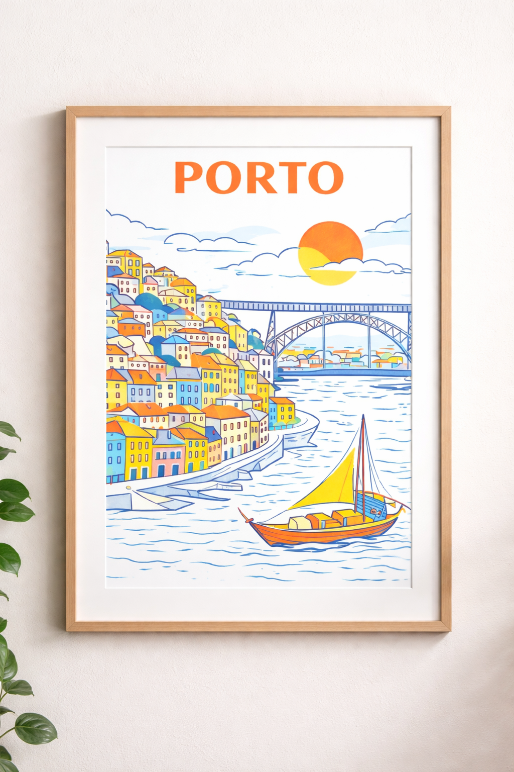Porto Wall Art Print