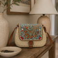 Straw Crossbody Bag