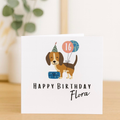 Personalised Birthday Card Dog