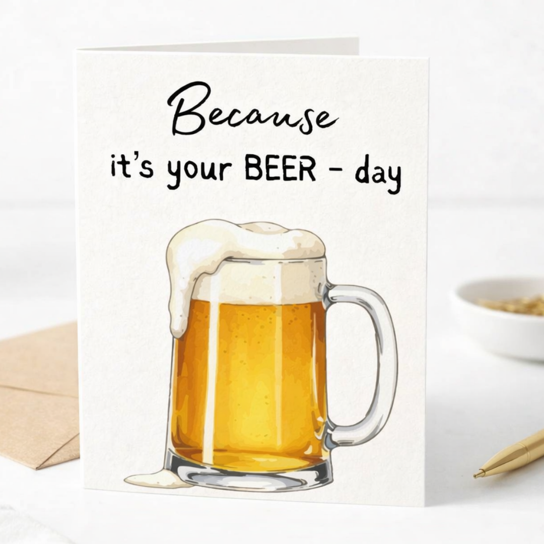 BEER-day Card