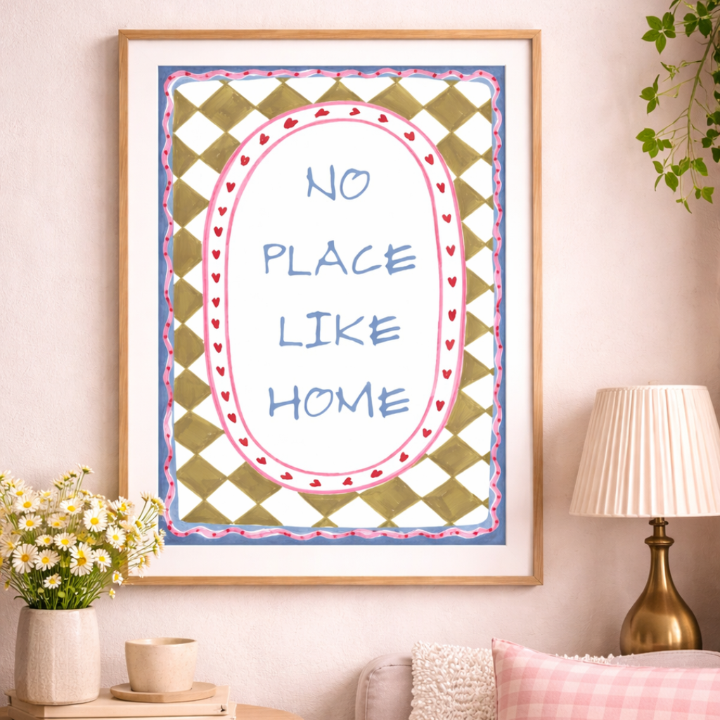 No Place like Home Wall Art Print
