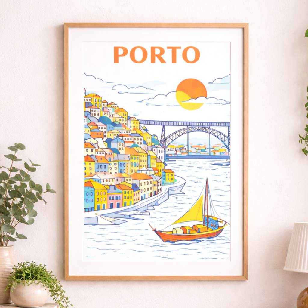 Porto Wall Art Print