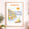 Porto Wall Art Print