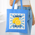 Limoncello Blue Tote Bag
