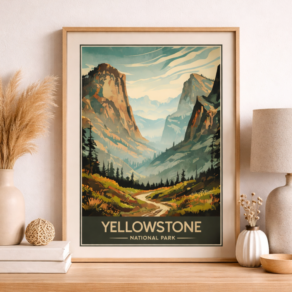 Yellowstone National Park Art Print