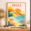 Ibiza Travel Art Print