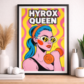 HYROX QUEEN Art Print