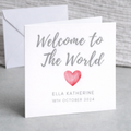 Welcome Baby Girl Card