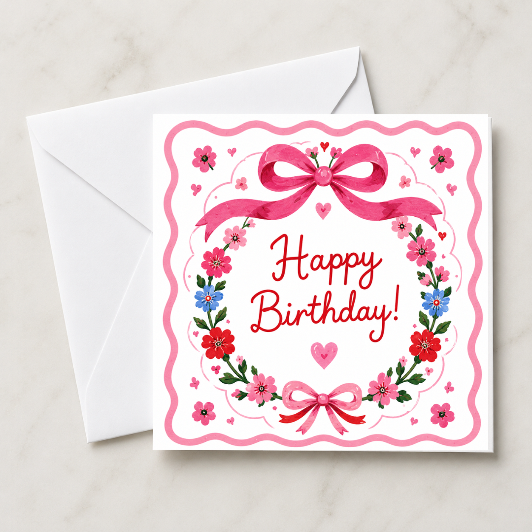 Sweet Sentiments Happy Birthday Card