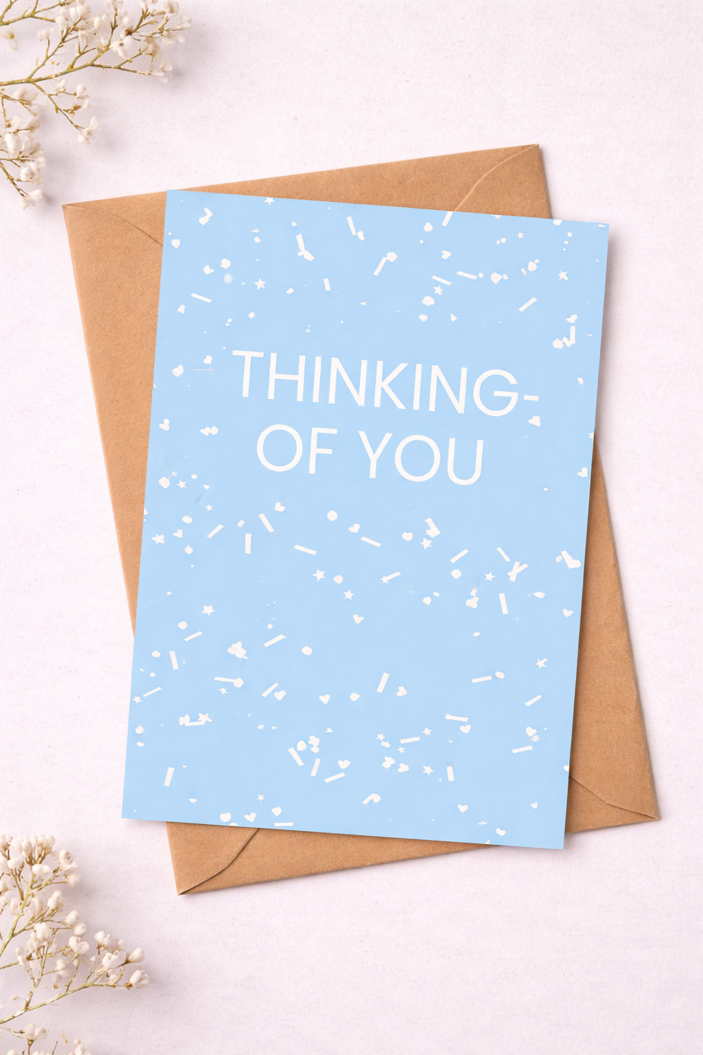 Thinking of you - A6 Contemporary Greeting Card