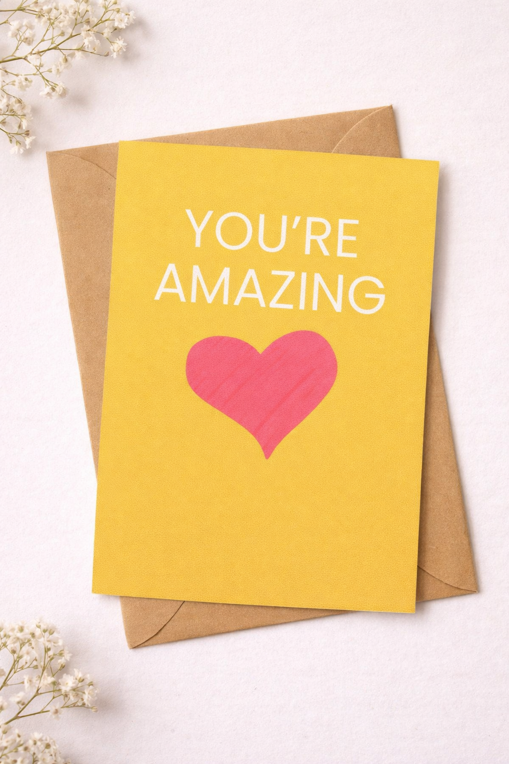 You’re Amazing- A6 contemporary Greeting Card