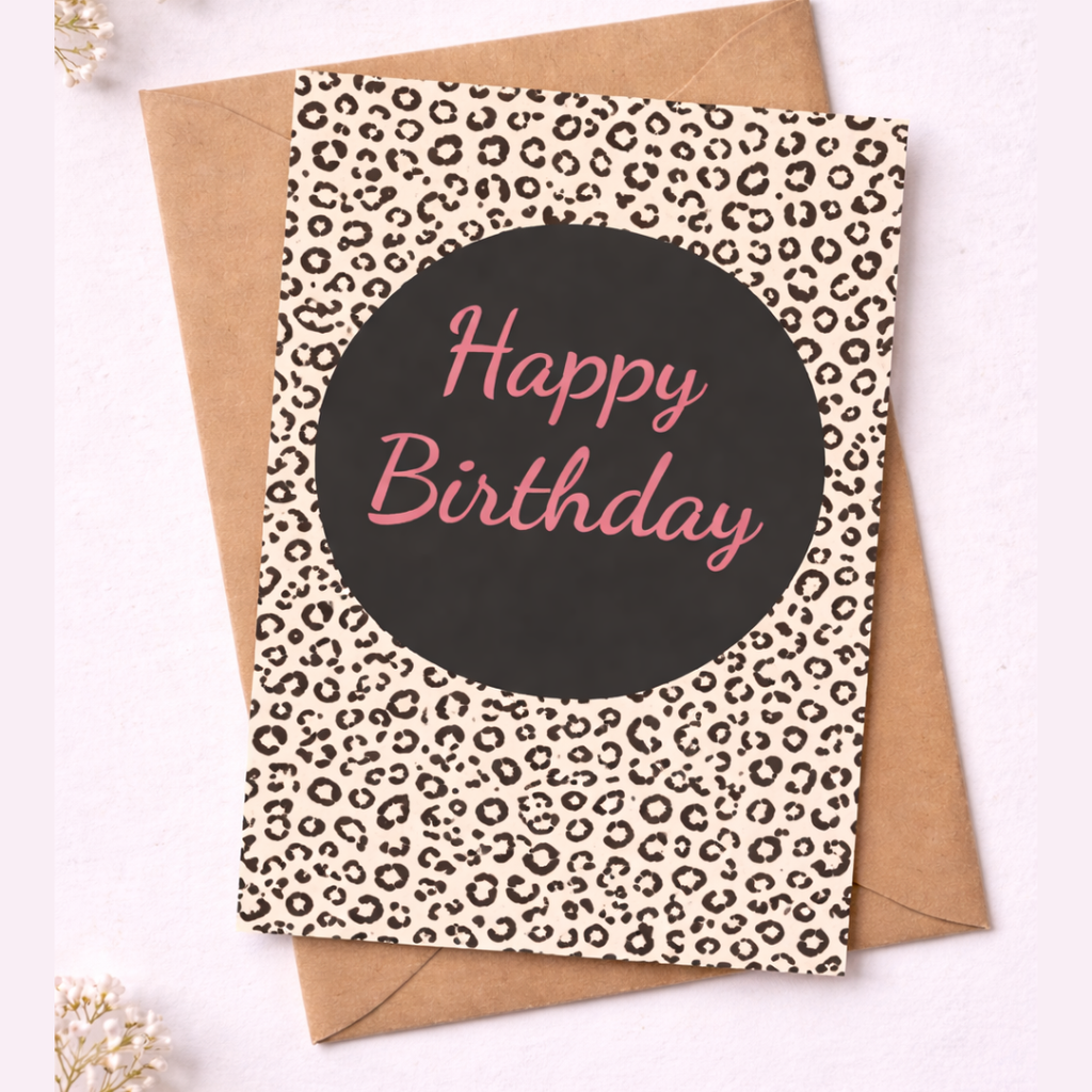 Happy Birthday - A6 Contemporary Greeting Card