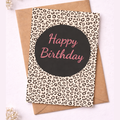 Happy Birthday - A6 Contemporary Greeting Card