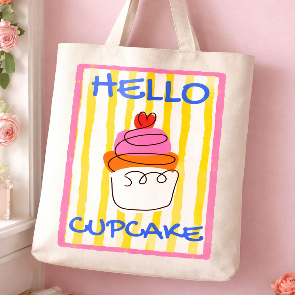 Hello Cupcake Tote Bag