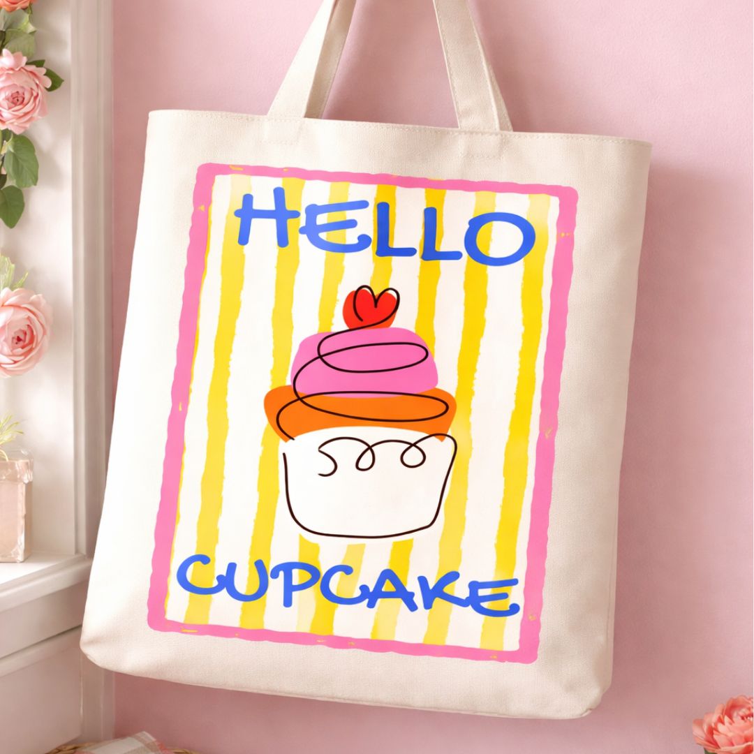 Hello Cupcake Tote Bag