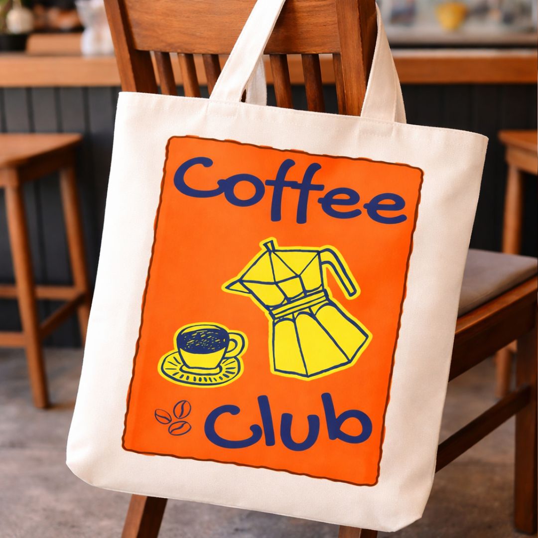 Coffee Club Tote Bag