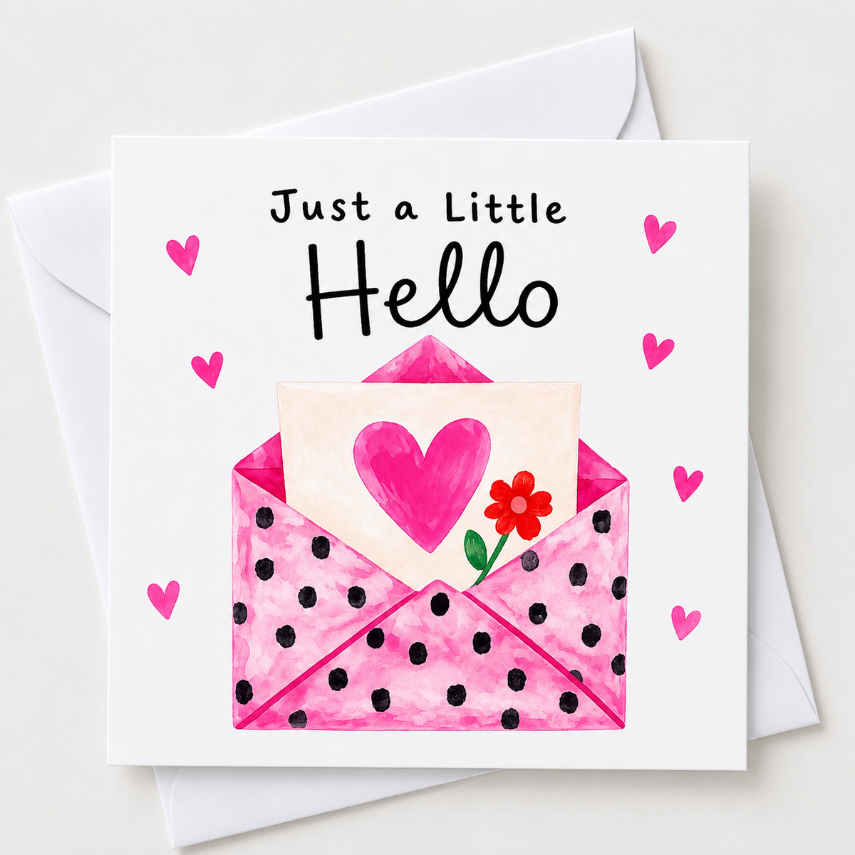 Smile & Bloom Just a Little Hello Card