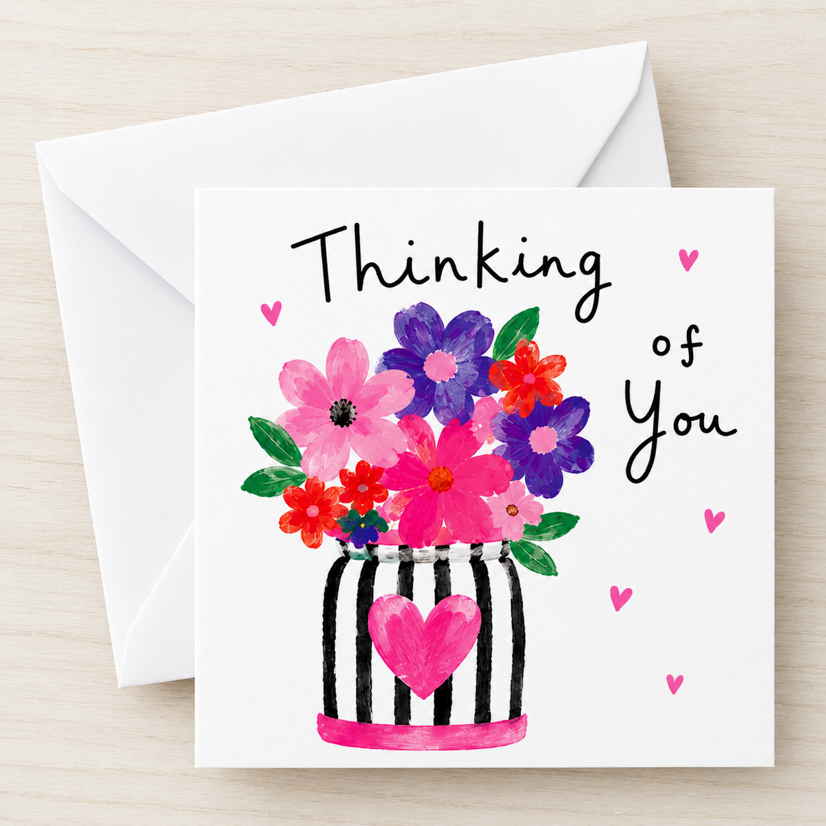 Smile & Bloom Thinking of You Card