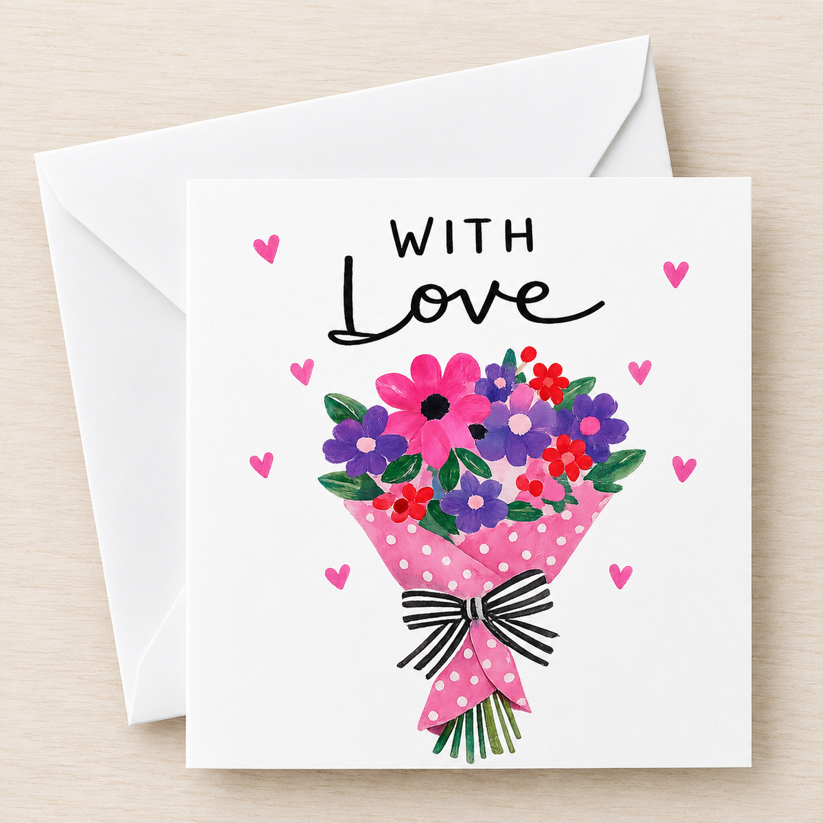 Smile & Bloom With Love Card