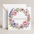Wild Blooms Congratulations Card