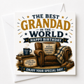 Legends The Best Grandad Birthday Card