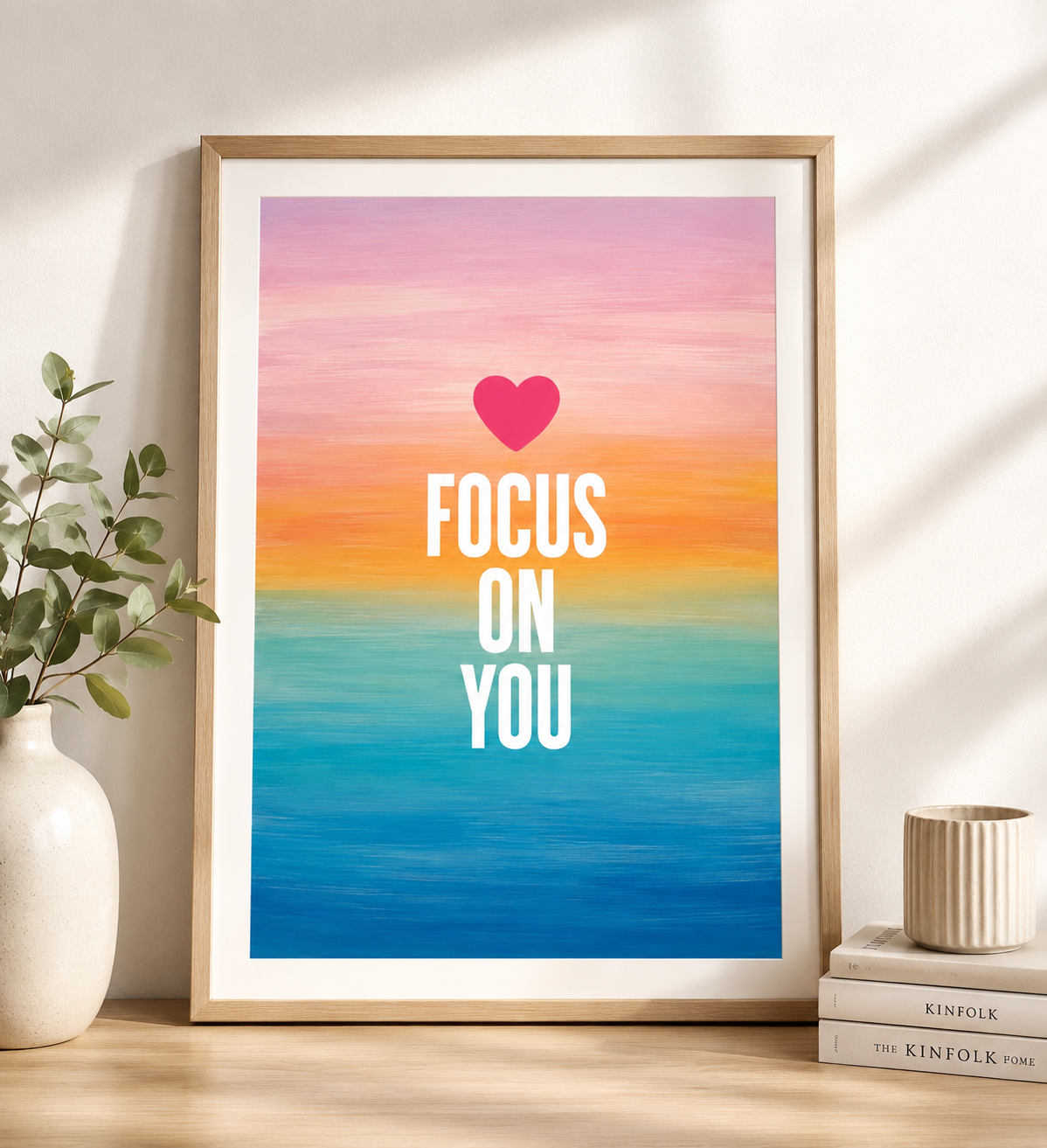 “Focus on you” Art Print