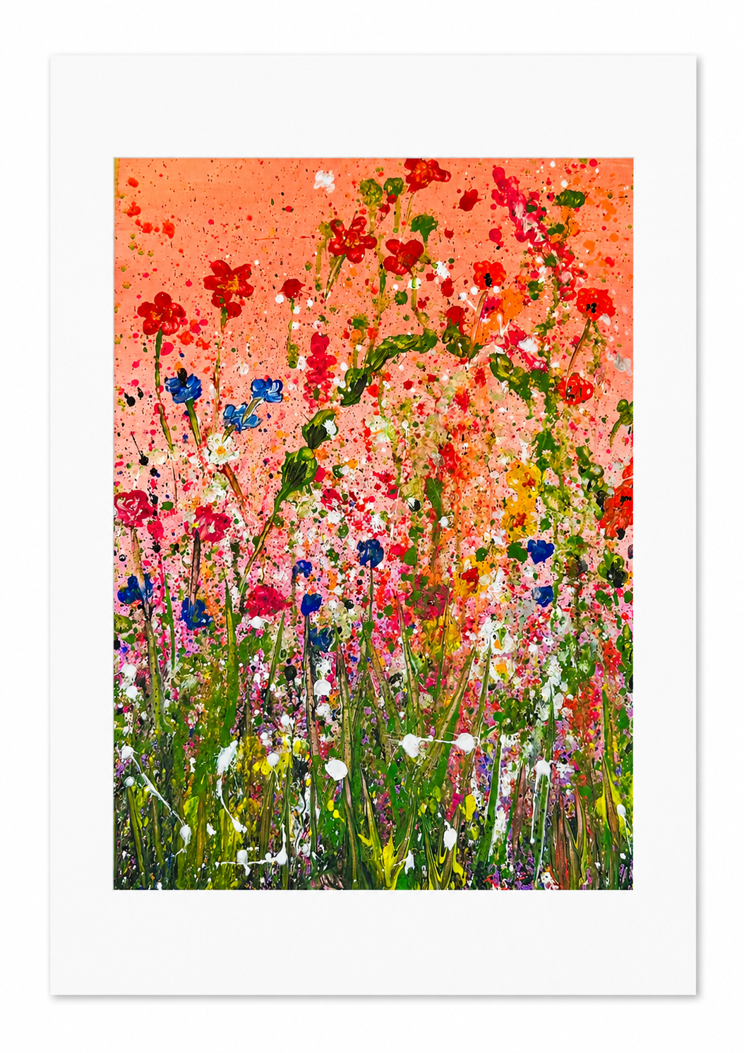 Wildflower Joy — A4 Art Print