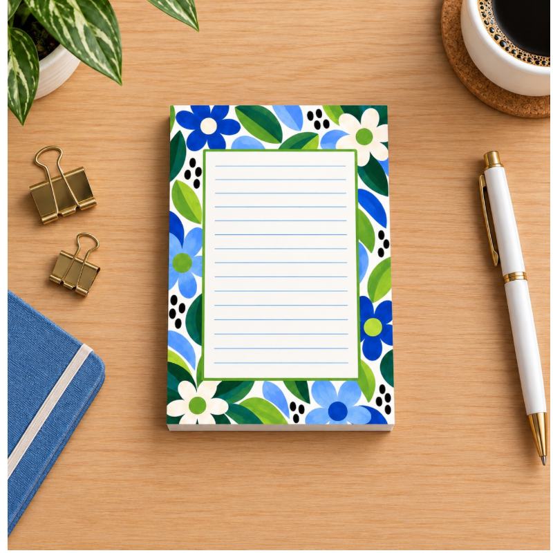 Bluebell Blooms A6 Notepad