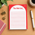 Sh*t List A6 Note Pad, To Do List