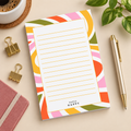 Groovy A6 Note Pad, To Do List