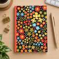 Retro Bloom Notebook, 6x9 Inch